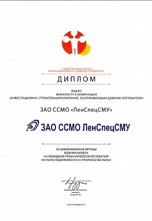 Доверие потребителя 2012